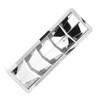 Marine Vent Grille Square Stainless Steel 5 Slot Grid Cover