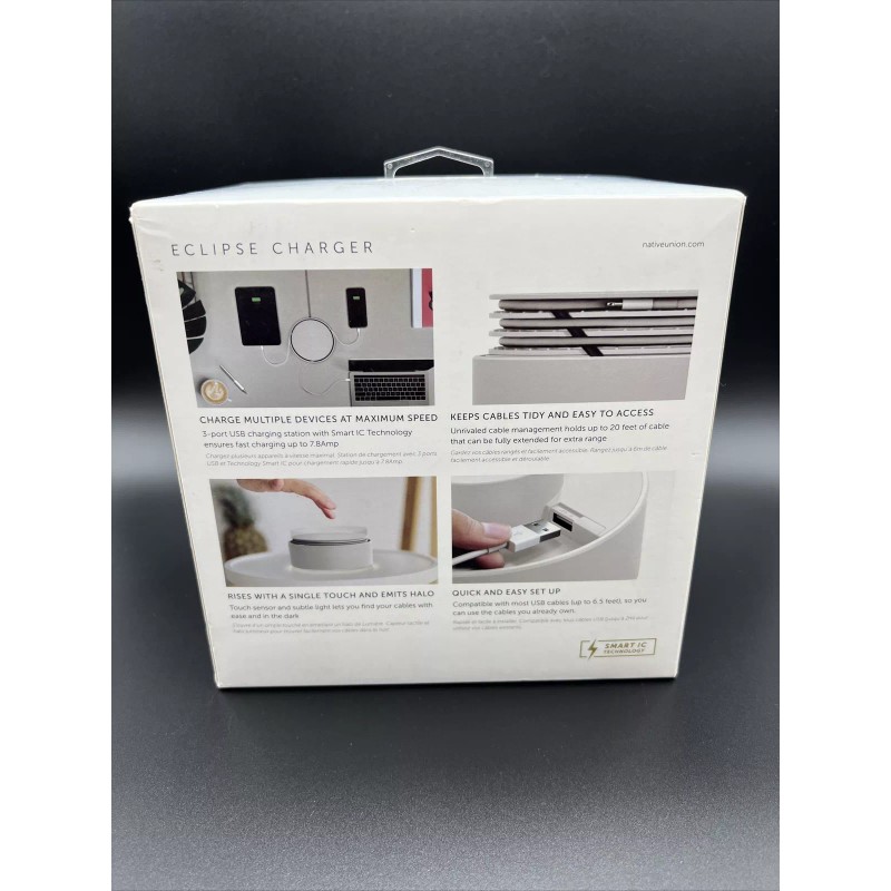 Native Union Eclipse Charger USB Charging Hub With Cable Management