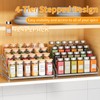 RCHYFEED 4 Tier Spice Rack Organizer, Spice Organization for Cabinet,Pantry,