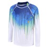 Boys Rash Vest Kids Swimming Costume Beach Boys Long Sleeve