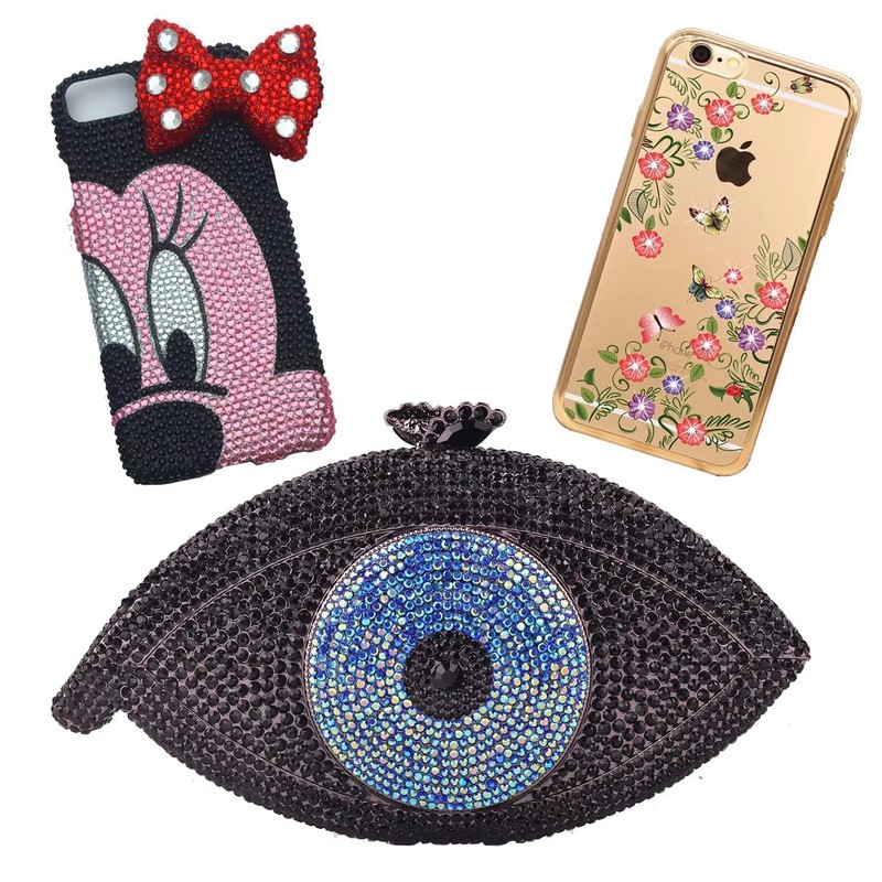 1500 Pieces SS16 4mm Flatback Rhinestones AB Clear Round Gems