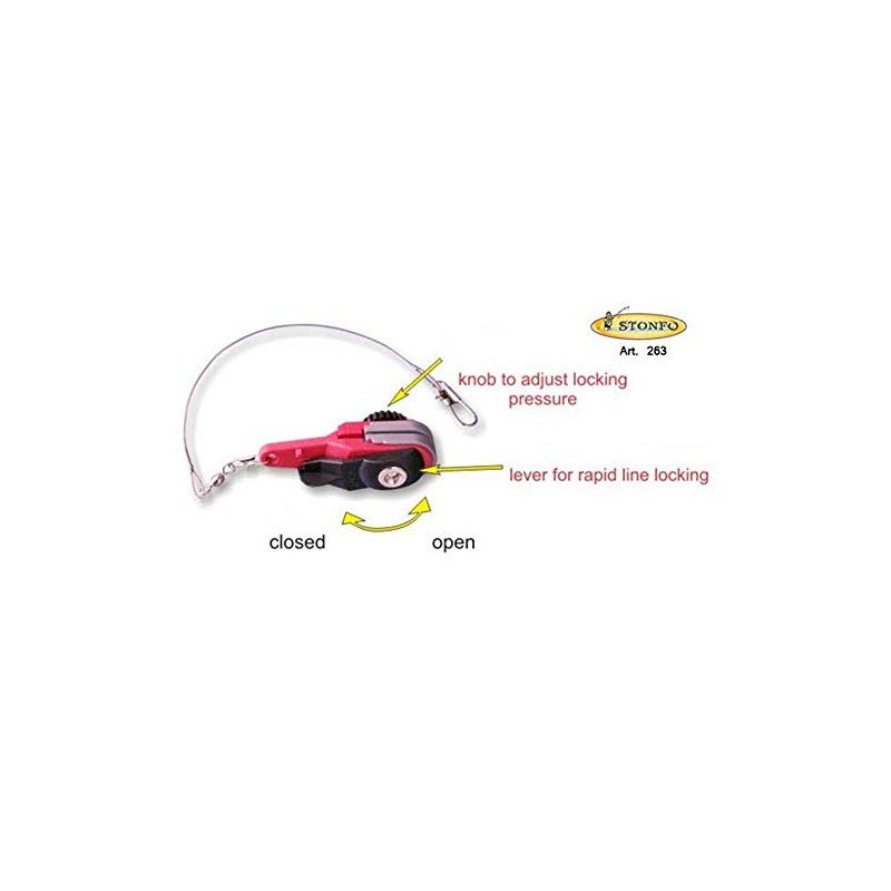 Stonfo Clip Release for Boats, Fishing Accessory, Universal Fit, Made