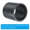 PATIKIL UPVC Pipe Fitting 75mm 2.95 Inch Socket, 1 Pack