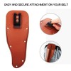 Housolution Garden Pruner Sheath, Pruner Tool Holster, Premium PU Leather