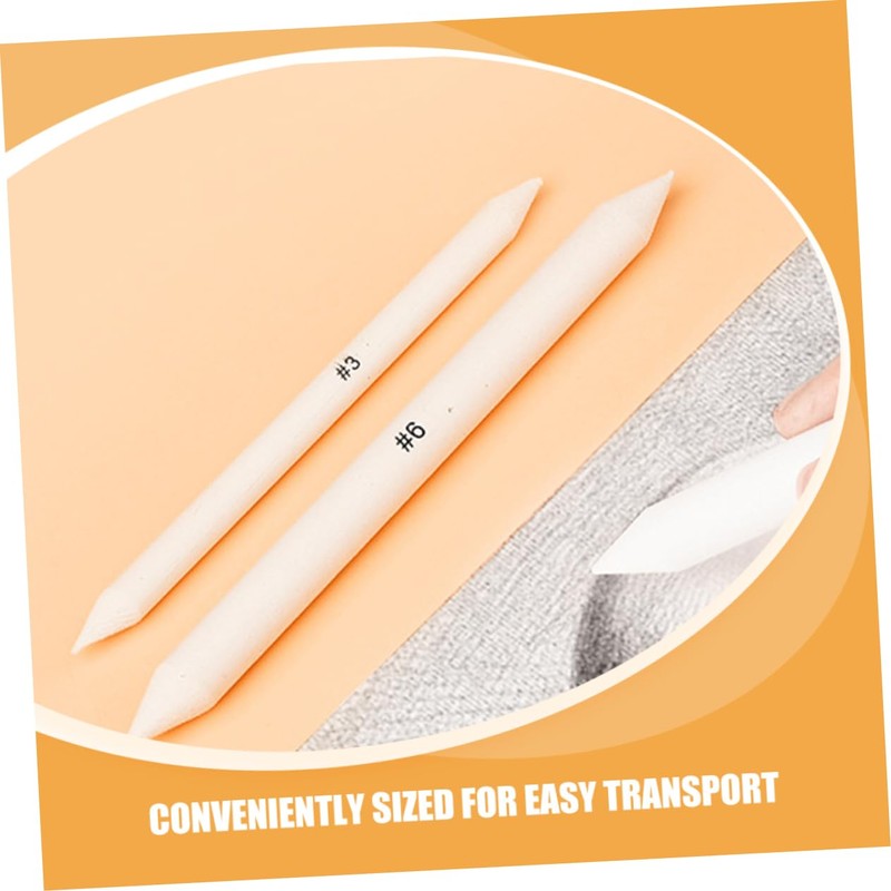 SHOWERORO 6pcs Chalk Pencils Drawing Pencils Highlight Chalk Erasers for
