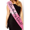 Birthday Girl Sash 16th 18th 21st 30th 40th 50th 60th Party Gift - 1001- Baby Pink