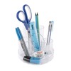 OSCO Clear Acrylic 5 Tube Pen Pot | Desk Tidy