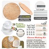 Wooden Cheese Press for Cheese Making Supplies Diameter 11 in