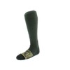 Heat Factory Mid-Calf Socks with Foot Heat Warmer Pockets, Camo/Olive,