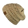 Warm Chunky Soft Stretch Cable Knit Beanie Skully