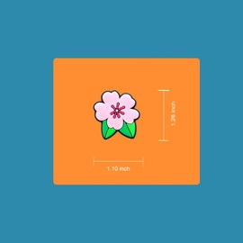 Pink Flowers Shoe Decoration Charms for Croc Clog, Cute Flowers Charms Accessories for Adults