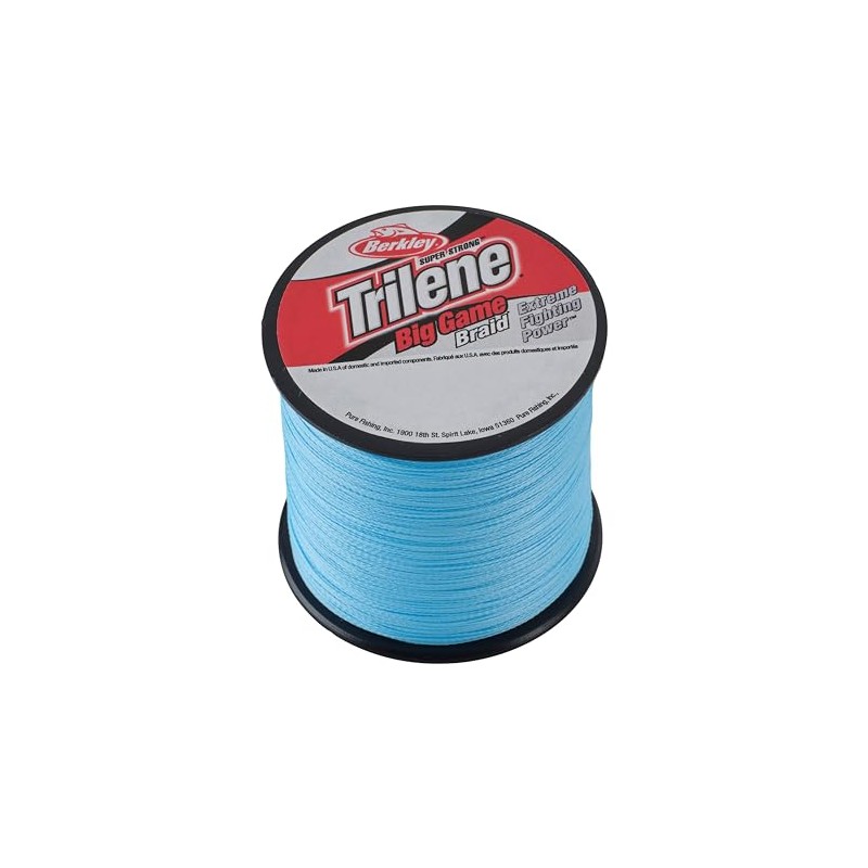 Trilene Big Game Braid-Quarter Spools-Ocean Blue-20lb