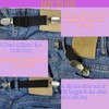 Szuoixe Pant Waist Tightener Waist Cinch Clip Belt Adjustable Elastic