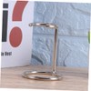 Baluue Men Stainless Steel Shaving Brush Stand Drip Holder for