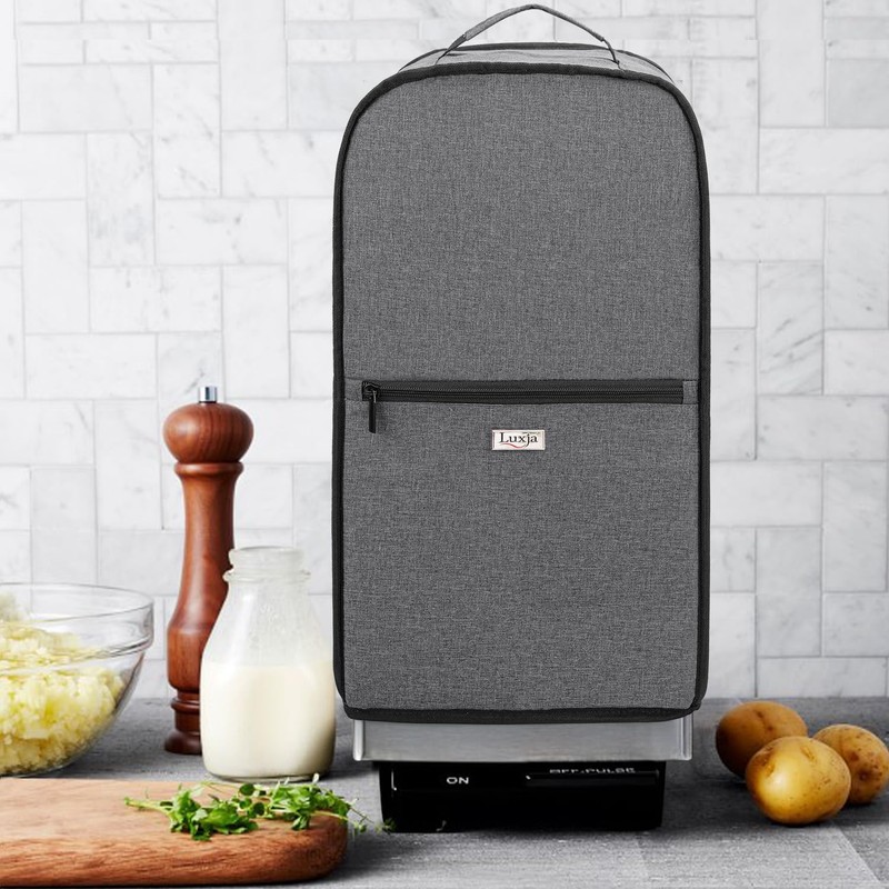 Luxja Food Processor Cover Compatible with Cuisinart and Hamilton Beach