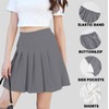 SANGTREE Falda plisada para niñas con cómoda banda elástica casual,