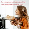 Oven Gloves Pot Holders, Heat Resistant Oven Mitts and Potholders
