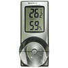 Technoline Window Thermometer WS 7025 with Temperature and Humidity Display,