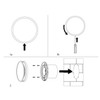 EUROPLAST Diameter 150mm Bathroom Extractor Fan with Timer and Humidistat