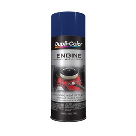 Dupli-Color DE1606 Engine Enamel Spray Paint with Ceramic - Ford Dark Blue - 12 oz Aerosol Can