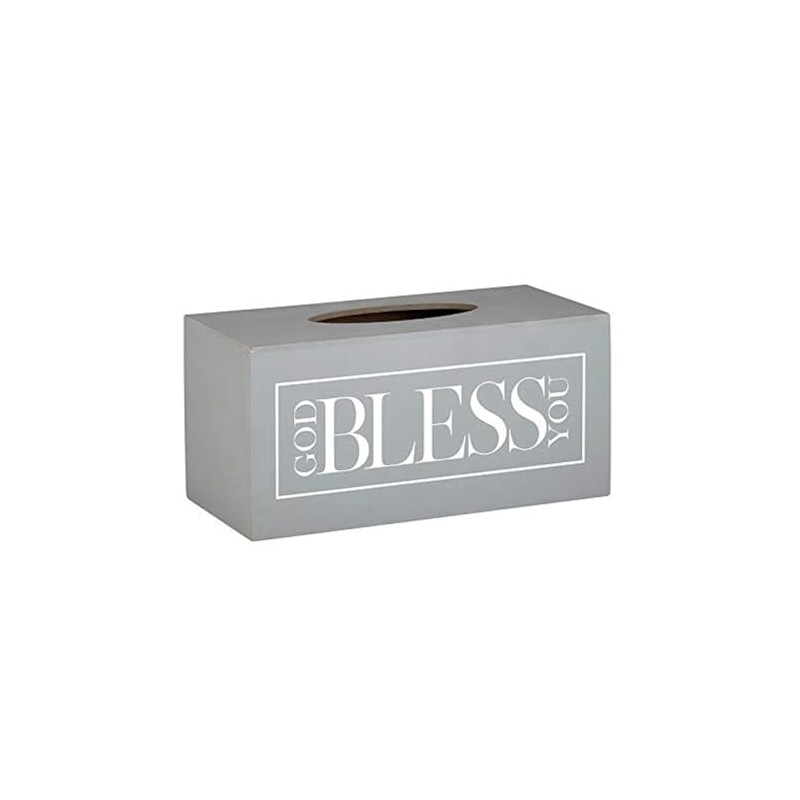 The Bridge Collection 'God Bless You' Decorative Wooden Tissue Box