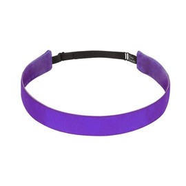BaniBands Headbands for Women - Non Slip Adjustable Sports Head Bands - Made in USA - Perfect Headband for Active Women Stays in Place during Workout, Running, Yoga and More - Purple