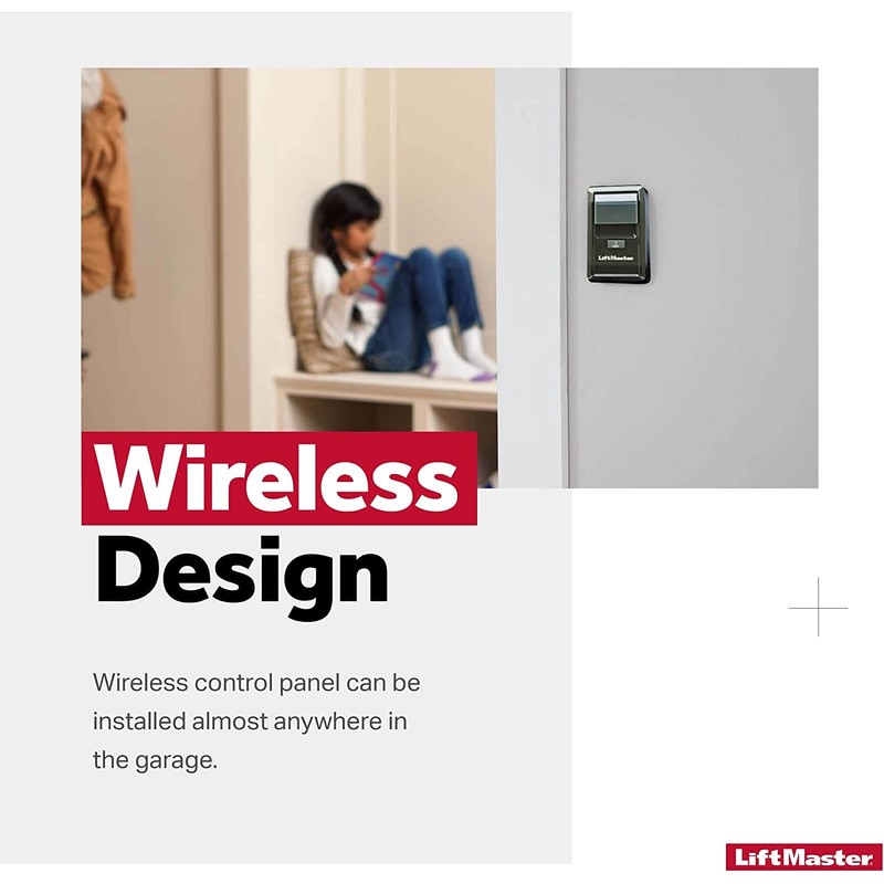 885LM LiftMaster Chamberlain LiftMaster Garage Door Wall Control Security+2.0