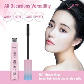 Hair Finishing Stick - Flyaway Tamer & Frizz Control for Baby Hairs and Edges, Non-Greasy & Non-Sticky, Natural Refreshing Scent, Portable Styling Wand, All Hair Types (1PACK)