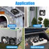 WDERAIR Small 60mm x 25mm DC 12V Brushless IP67 Waterproof