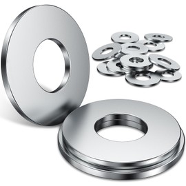 YOOPIN Washers M6 Pack of 30, M6 x 18 mm Washers, A2 V2A Stainless Steel Body Washers, Flat Washers Stainless Steel, Washers Set for Screws & Nuts