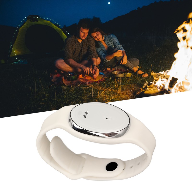 Mosquito Repellent Watch Ultrasonic USB Rechargeable Noiseless Adjustable Mosquito Repeller