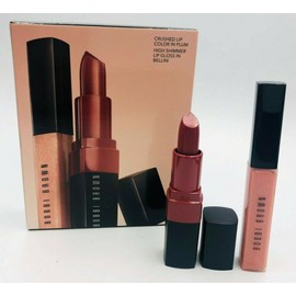 Bobbi Brown Pretty Pout Lip Set Crushed Lip Color + Bellini Lip Gloss New in box