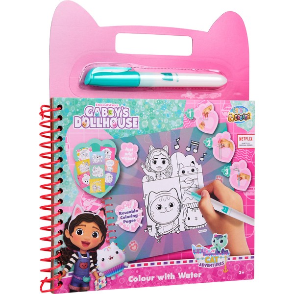 Gabby's Dollhouse Paint with Water - Color & Create -