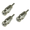 com-four® ISO Antenna to DIN Antenna Connector Male/Female Adaptor Pack
