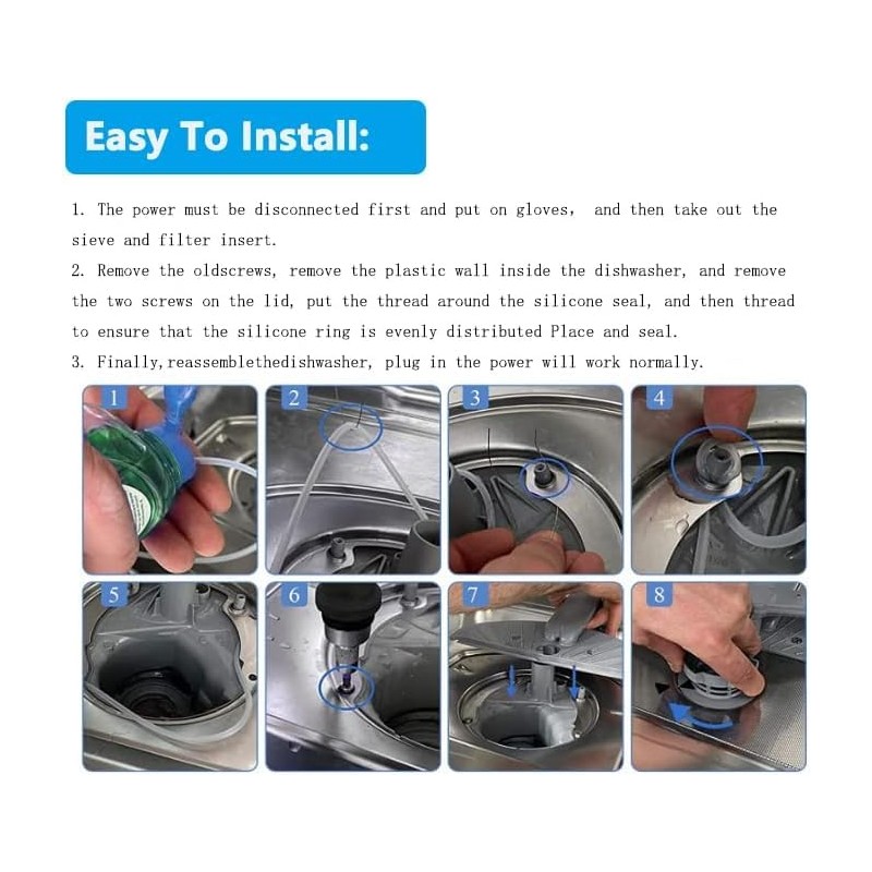 12005744 Dishwasher Repair Kit Suitable for Bosch Siemens Gorenje Neff