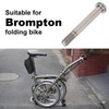 Saddle Clamp Seatpost Titanium Alloy Bolt Screw Gasket for Brompton