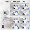 Wuissvnb 2 in 1 Hair Steamer, Facial Steamer for Care