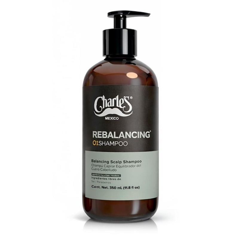Charle's Shampoo Cabello Graso Rebalancing - Sin Sales y Parabenos