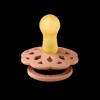 Bibs Round Boheme Natural Dummy Pacifier - Vanilla/Peach, Size 2