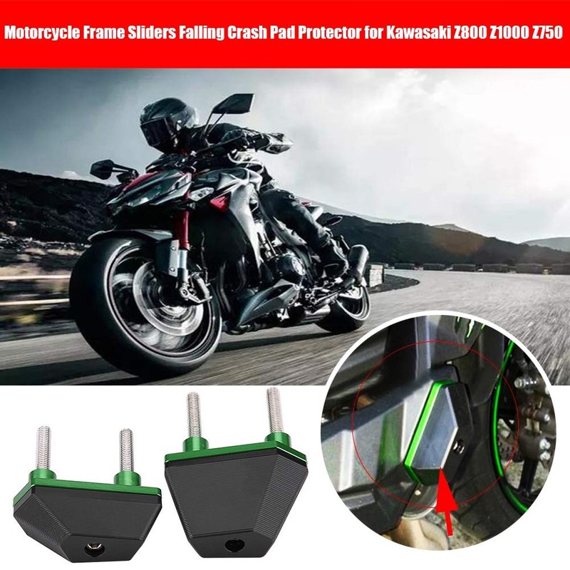 Bediffer 1 Pair Falling Crash Pad Motorcycle Frame Slider Falling