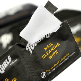 TOUGH GIRLS | Nail Cleaning Alcohol Wipe & Prep Pads | 70% Alcohol | Individually Wrapped, 2-Ply, Disposable, Sterile Pads (100 qty)
