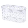 Chef Aid Clear Plastic Bath Organiser with Suction Pads, Perfect