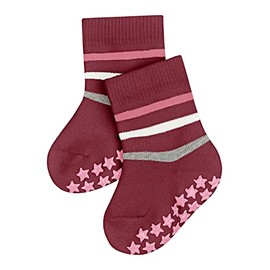 FALKE Unisex Children's Family K So Cotton Plain 1 Pair Slipper Socks, Red (Ruby 8830), 62-68, red