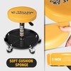 YELLOW JACKET Rolling Mechanic Stool with Wheels Pneumatic Garage Shop