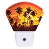 AKKAVNIA Coconut Palms Night Light Plug-in Wall Decorative Night Lamp