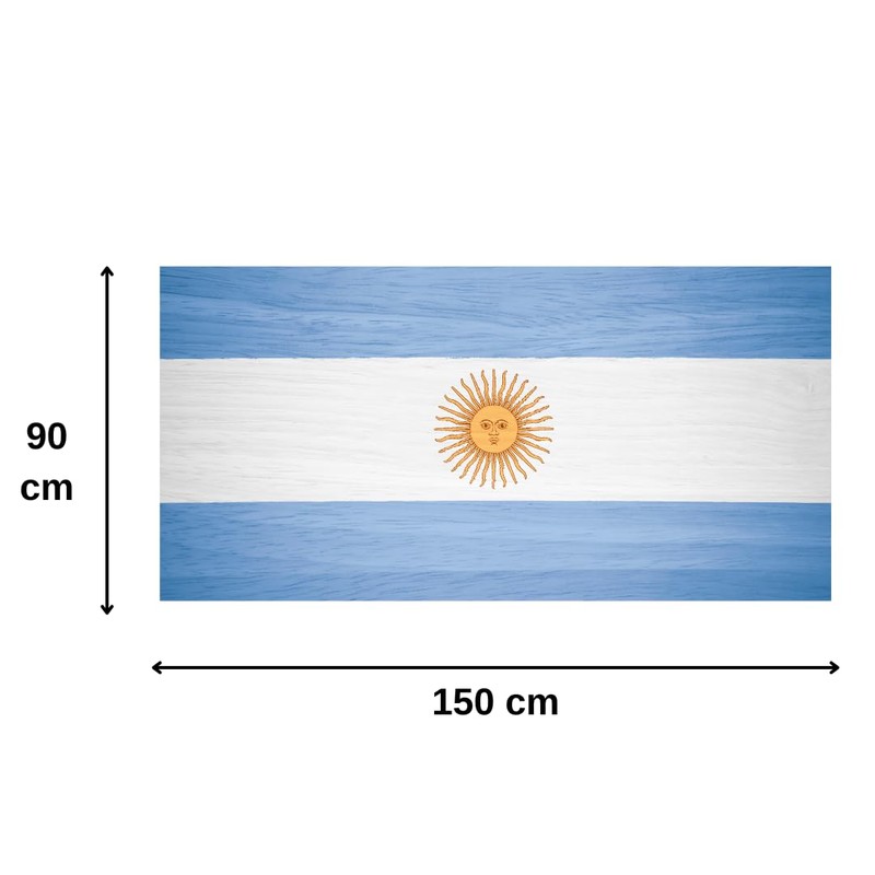European Championships 2024 World International Flags - (Argentina, 90 x