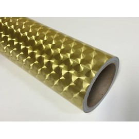 Roll of Engine Turn Sign Vinyl (Large Engine Turn (24 inch x 30 ft), Gold)