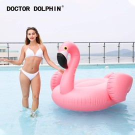 Doctor Dolphin Pool Floats for Adults,Floaties for The Pool with Comfortable Handles, Inflatable Giant Swan Pool Lounge…