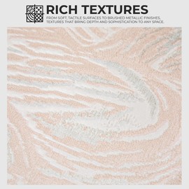 Pink White Brushstrokes Peel & Stick Wallpaper – Textured & Removable Wall Décor – Waterproof, Self-Adhesive, DIY-Friendly – 20.8 in x 32.75 ft Double Roll for Bathroom, Bedroom, Accent Walls & More