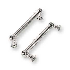 khtumeware 2 Pack Polished Nickel Cabinet Pulls 3-1/2 Inch(89MM) Hole Centers Kitchen Cabinet Handles Cabinet Hardware for Cabinets Cupboard Handles Drawer Pulls